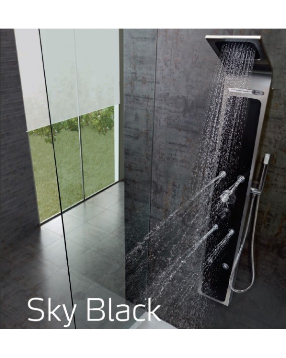 Colonne de douche hydromassante GALA - SKY BLACK.