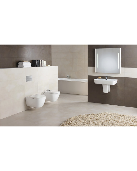 Couvercle fixe de bidet EMMA ROUND