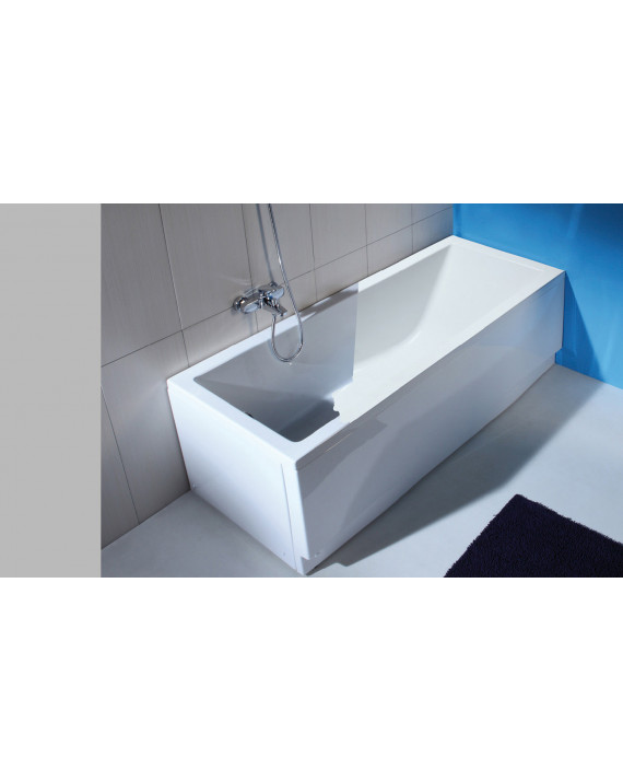 Baignoire acrylique GALA - MITTA MAX - Avec Hydromassage - 170x75 cm -