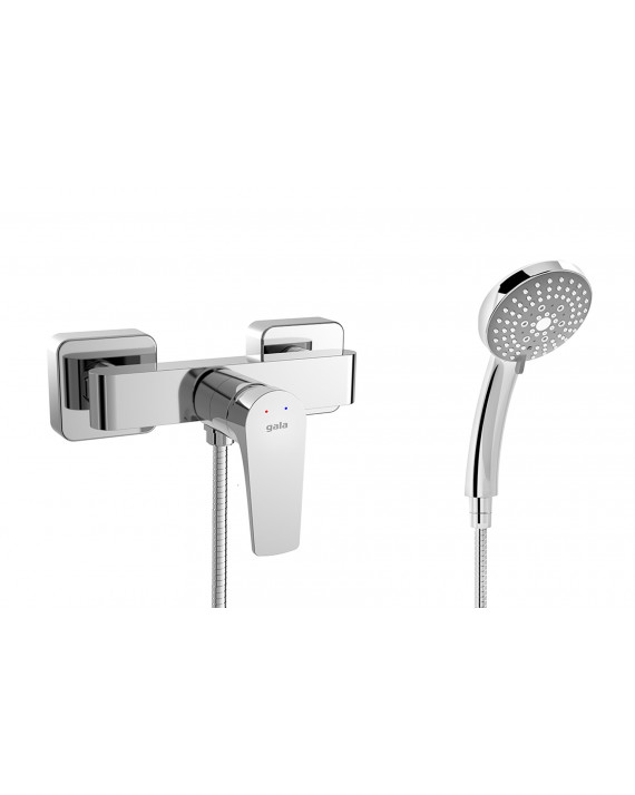 Mitigeur de douche apparent LORA -  complet.