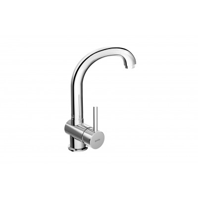 Mitigeur lavabo ODRA  - Poignée latérale et bec giratoire.