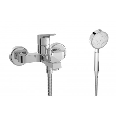 Mitigeur bain/douche apparent CLUNIA - Complet.