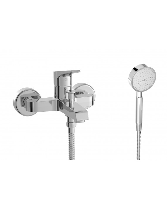 Mitigeur bain/douche apparent CLUNIA - Complet.